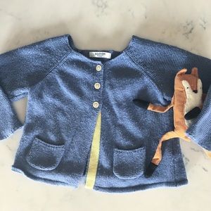 Baby Boden Knit Pocket Cardigan 12-18m